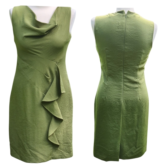 Dresses & Skirts - Summer Dress sz 4 Petite Sleeveless Office Career Party Ruffles Feminine